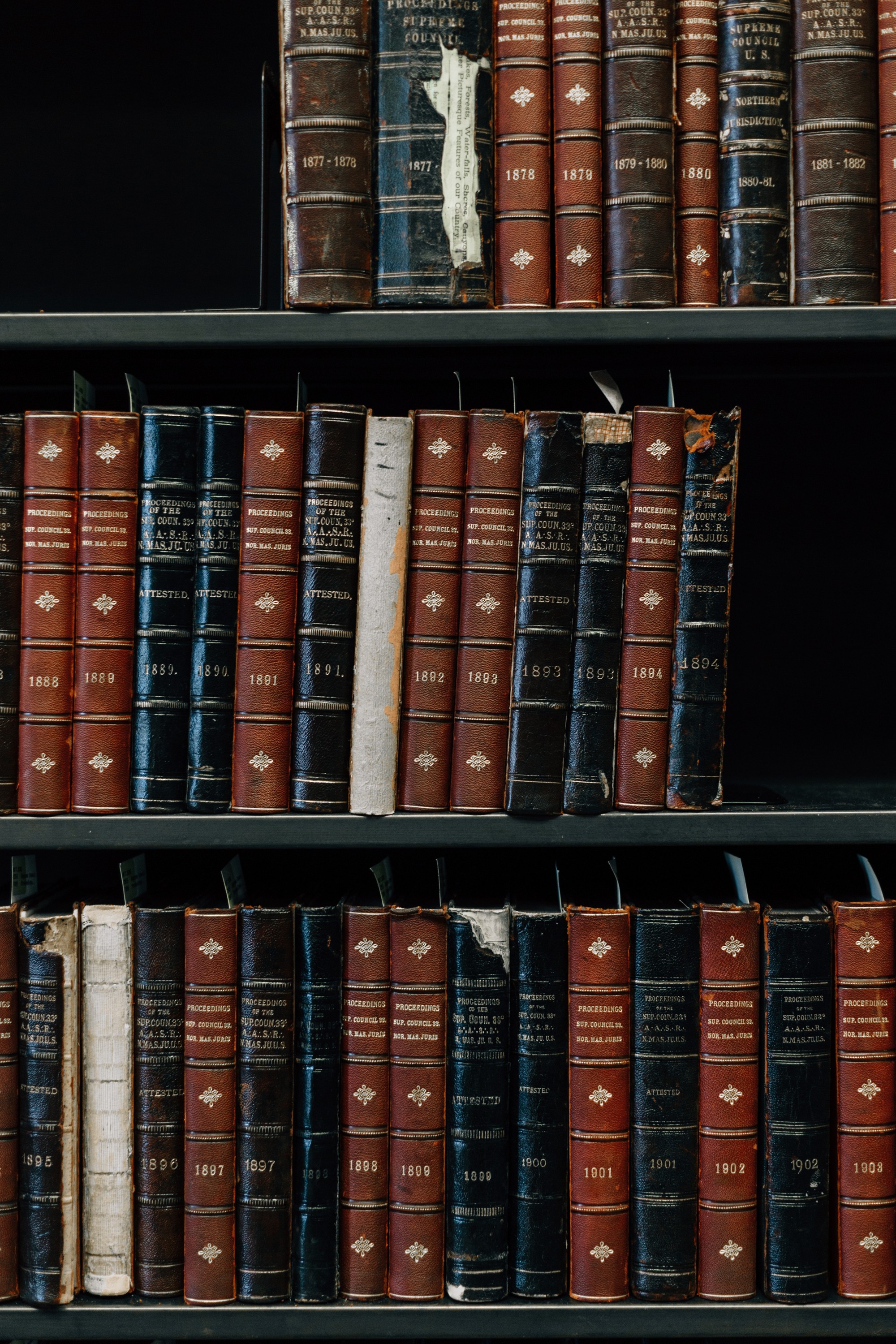 books on a shelf